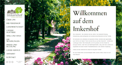 Desktop Screenshot of imkershof.de
